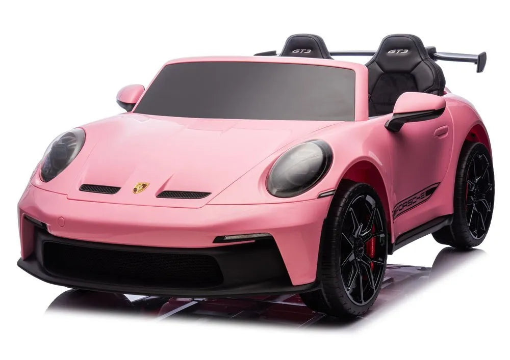 DK-P911 Porsche GT3 24V elektromobilis vaikams, rožinis