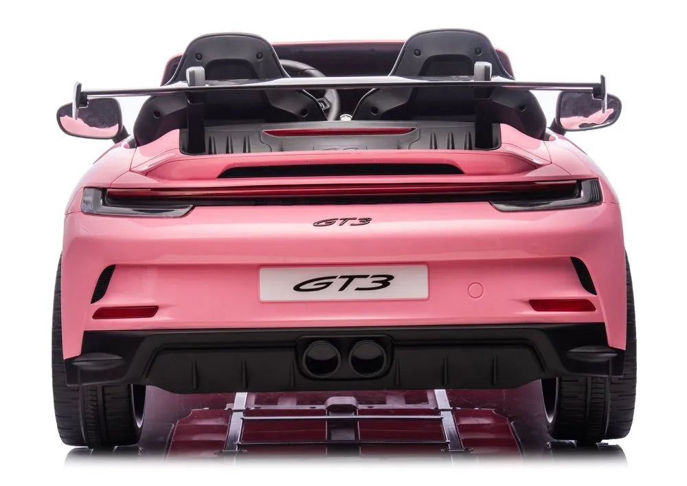 DK-P911 Porsche GT3 24V elektromobilis vaikams, rožinis