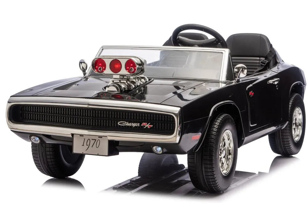 Dodge Charger R/T 24V juodas elektromobilis