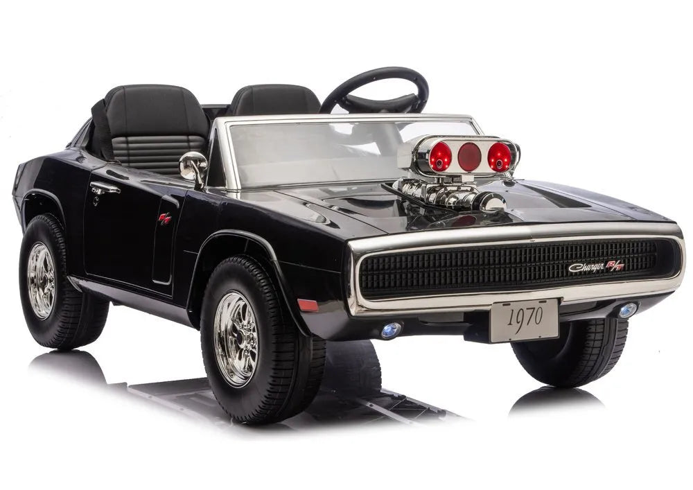 Dodge Charger R/T 24V juodas elektromobilis