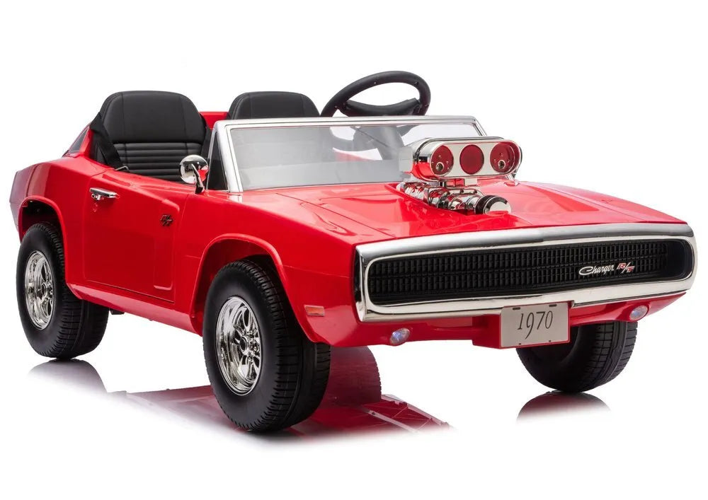 Dodge Charger R/T 24V raudonas elektromobilis