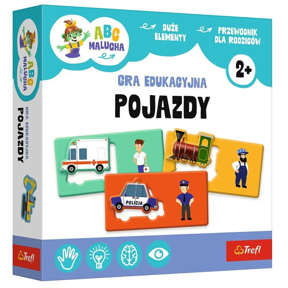 Edukacinis žaidimas „Transporto priemonės – Mažylių ABC“