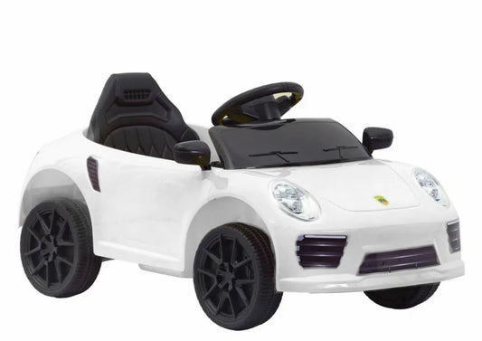Elektrinis vaikiškas baltas automobilis WMT‑666 12V