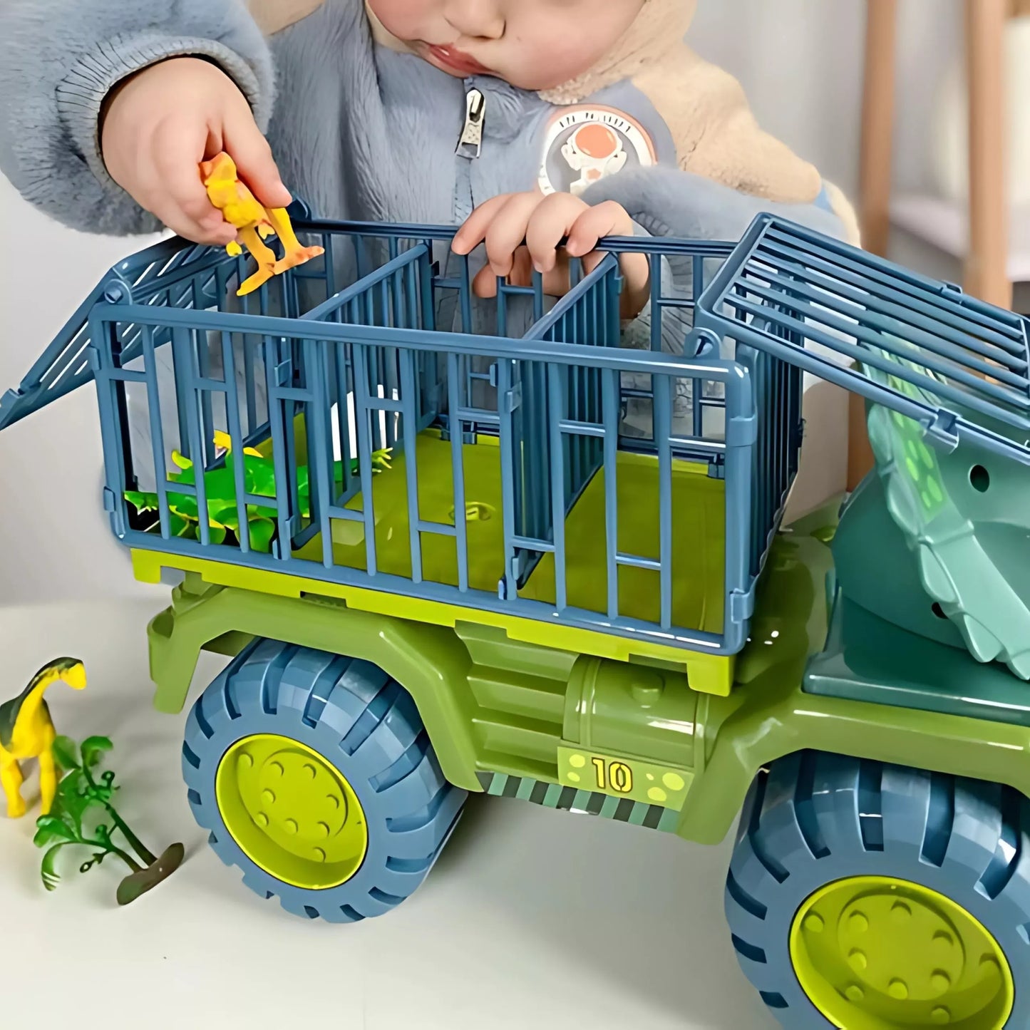 „WOOPIE“ dinozaurų sunkvežimis su figūrėlėmis
