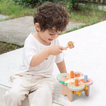 CLASSIC WORLD Montessori pastelinis drugelio plaktukas