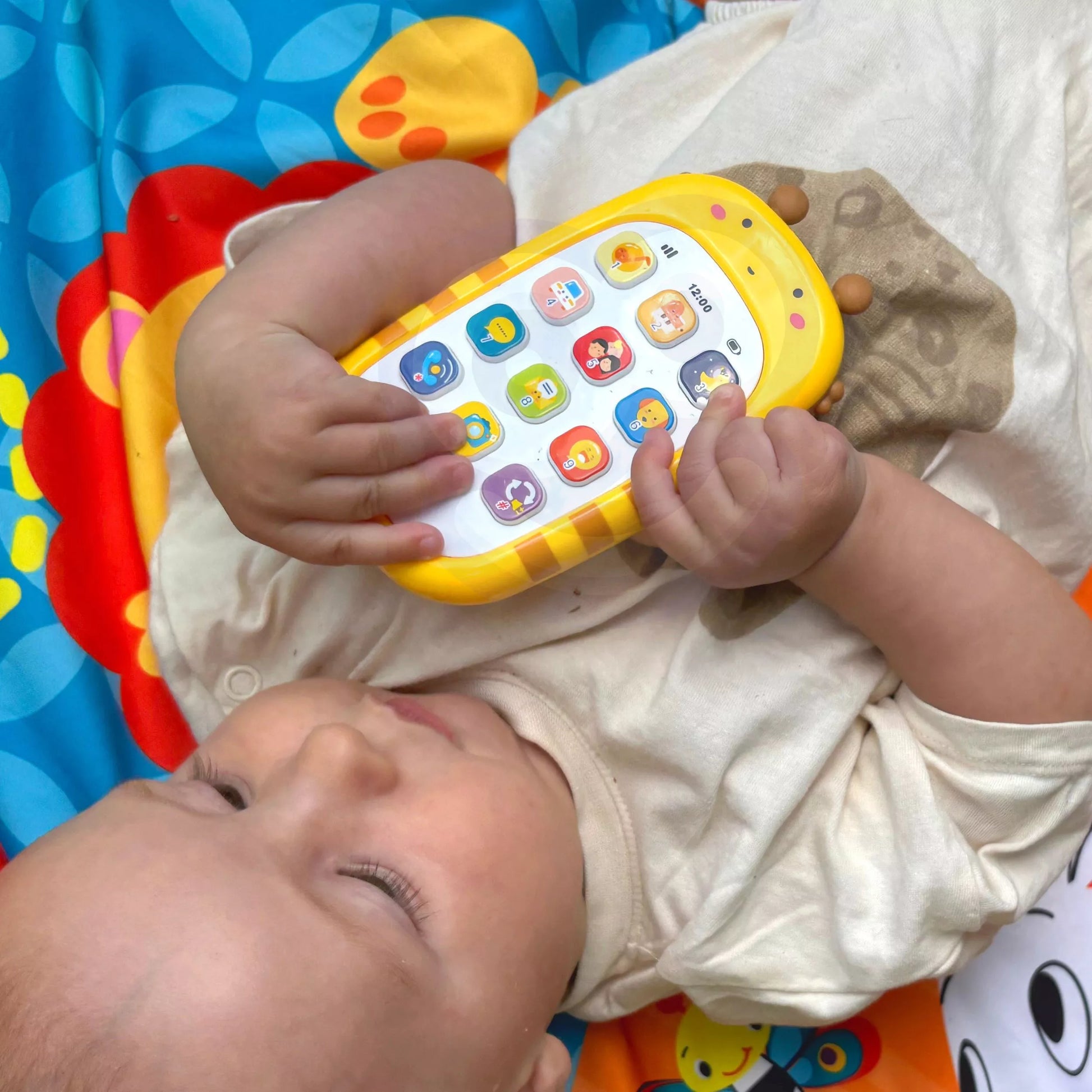 „WOOPIE BABY“ interaktyvus žaislinis telefonas su garsais