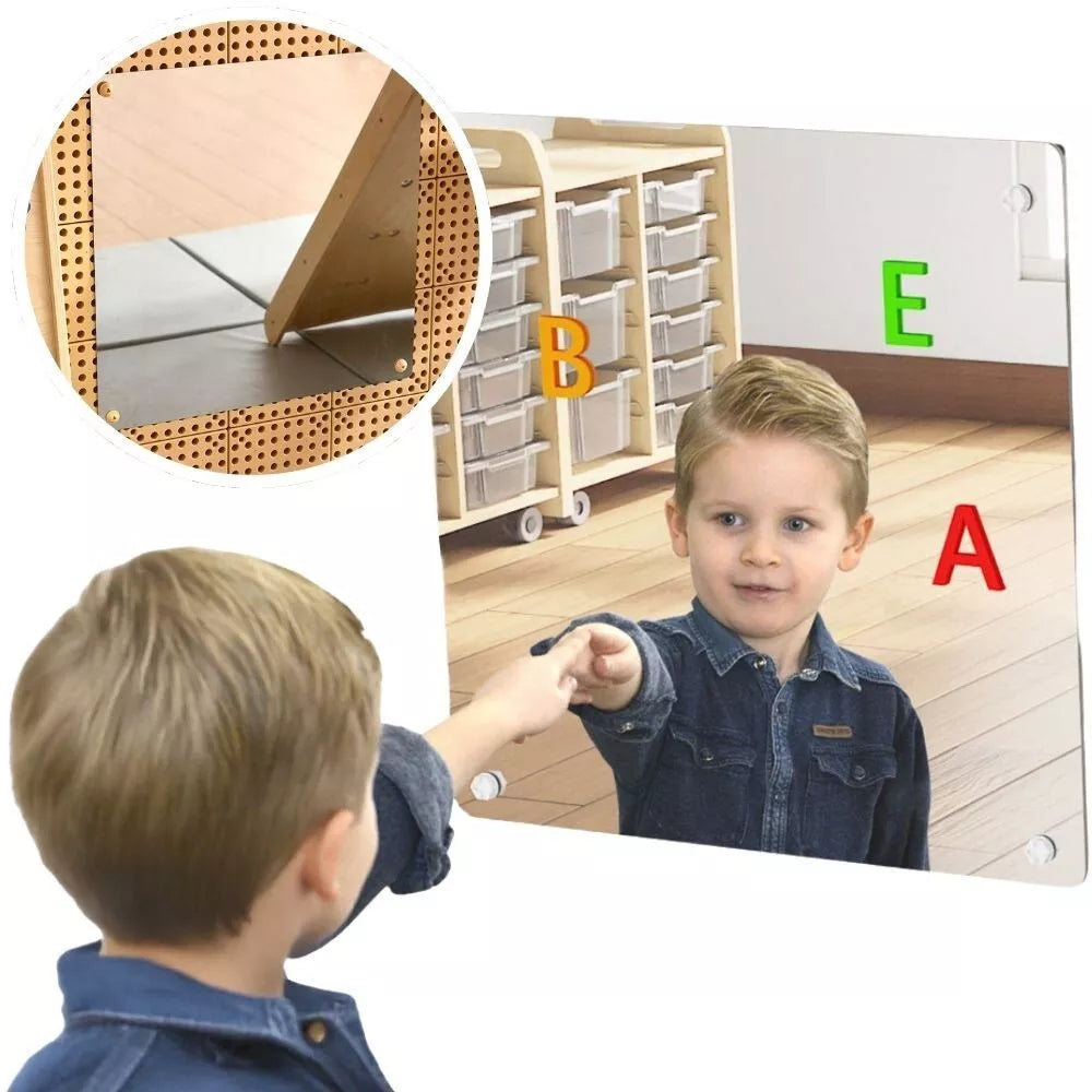 Masterkidz didelis magnetinis veidrodis – sensorinis atradimų centras