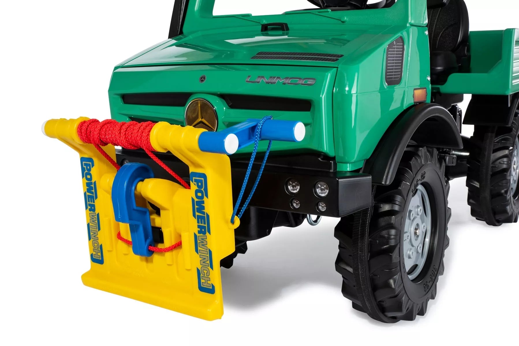 Rolly Toys RollyUnimog Forst Mercedes-Benz gervė – sunkvežimio pedalais minamas automobilis