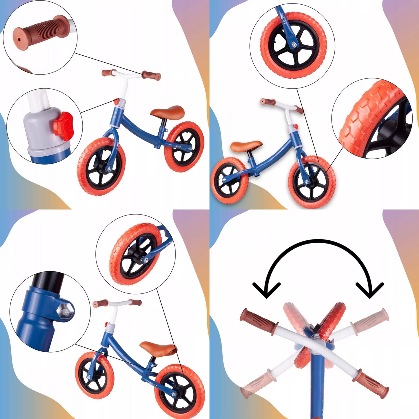 Vaikiškas visureigis dviratis – lengvas, saugus, patvarus