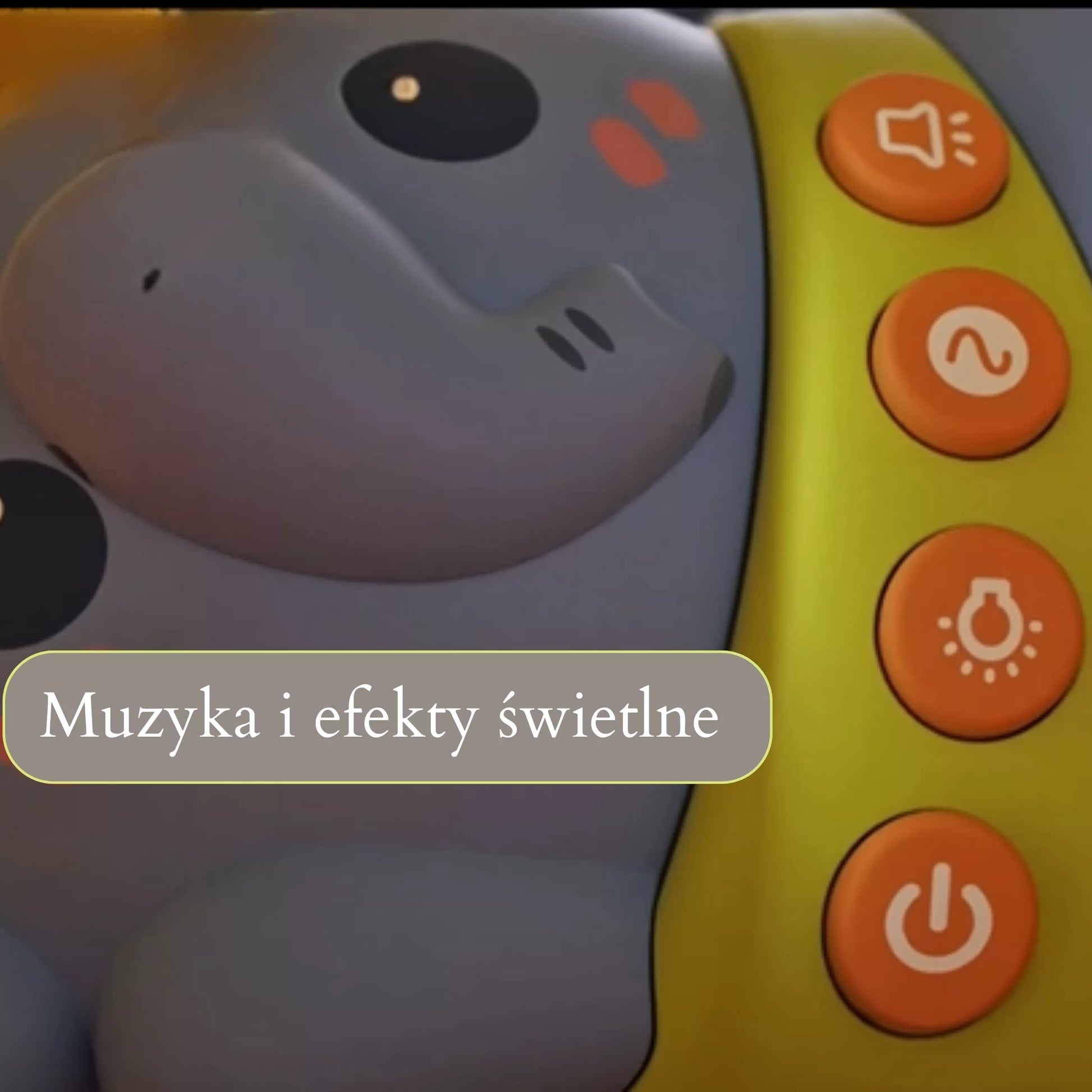 WOOPIE BABY Žvaigždžių projektoriaus projektoriaus naktinė lemputė vaikams Dramblys