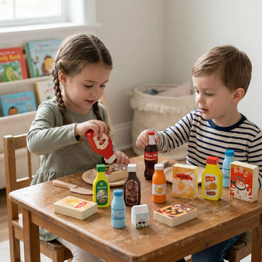 VIGA medinis užkandžių ir gėrimų rinkinys, 12 maisto produktų