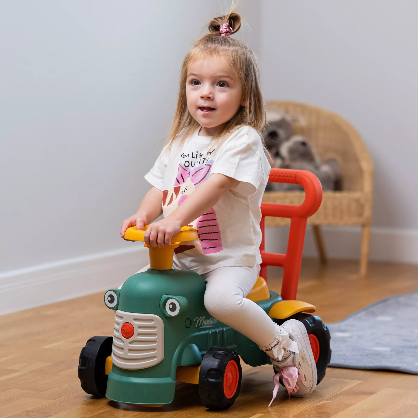 FALK Maurice važiuojamasis traktorius, žalias