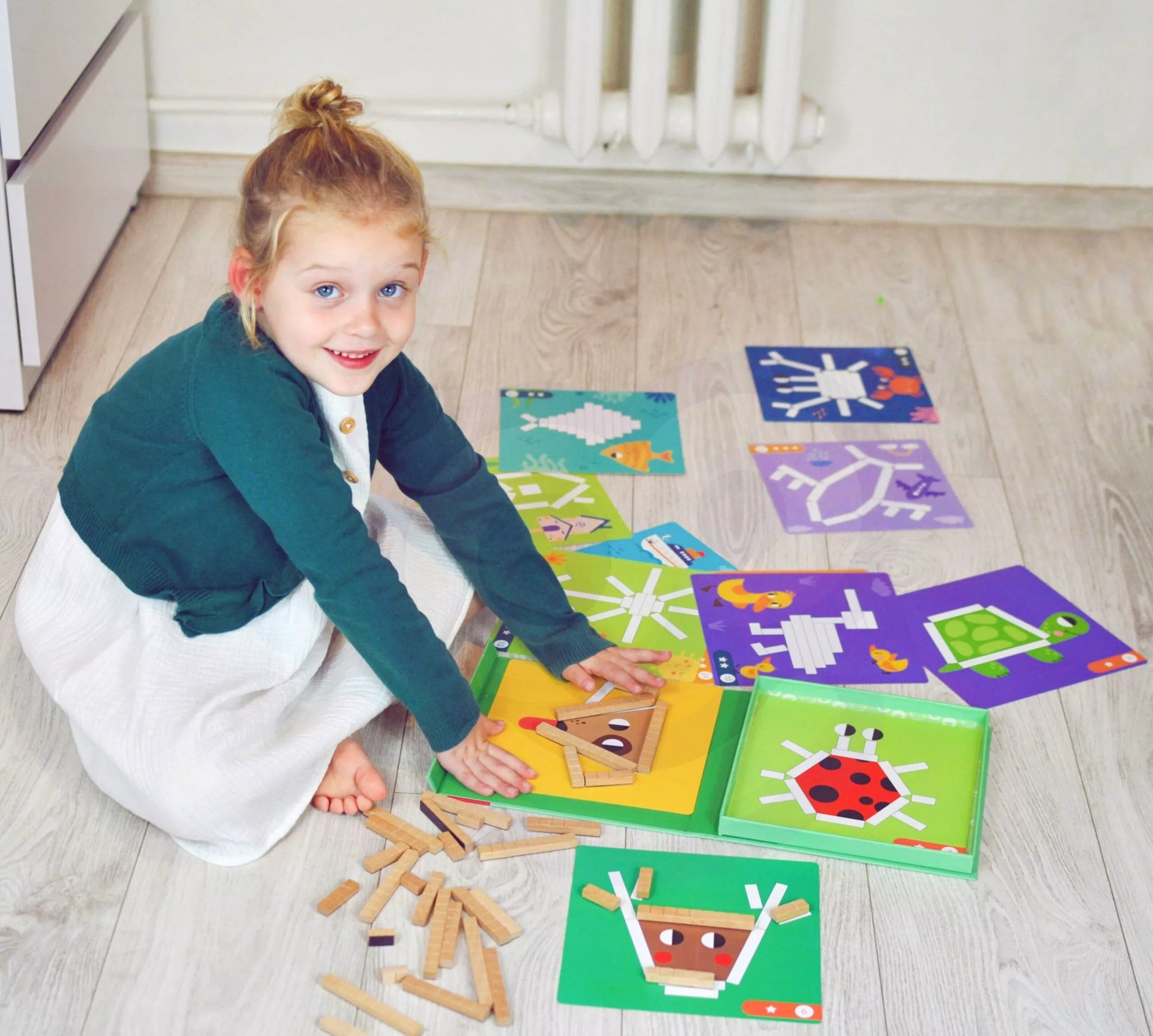 TOOKY TOY dėlionės loginis žaidimas dėlionės magnetiniai kaladėlės vaikams