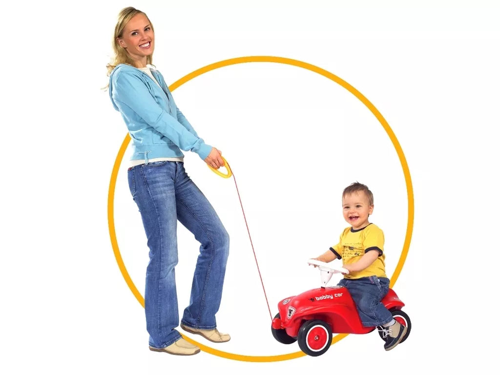 BIG Reguliuojamas Bobby Automobilių Važiuoti Tow Kabelinė