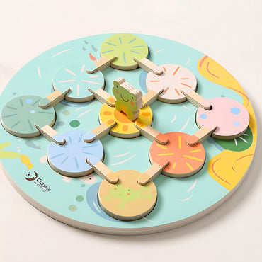 CLASSIC WORLD Lotoso lapų sensorinis žaidimas, suderinantis formas ir spalvas