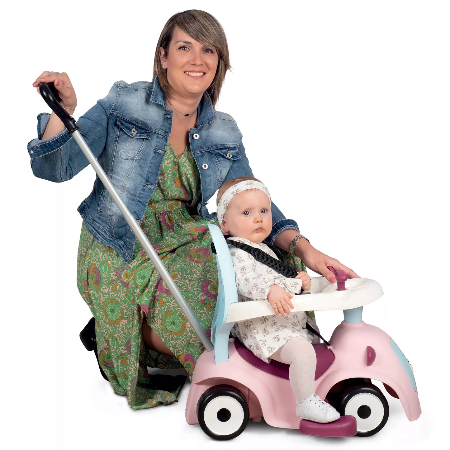 SMOBY vežimėlis Maestro 3in1, rožinis