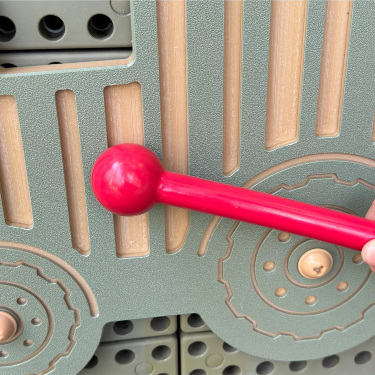 MASTERKIDZ „Guiro“ muzikinis instrumentas – traktorius STEM priedams