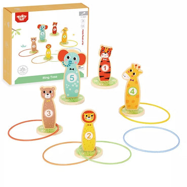 TOOKY TOY medinis įgūdžių žaidimas „Žiedų metimas“