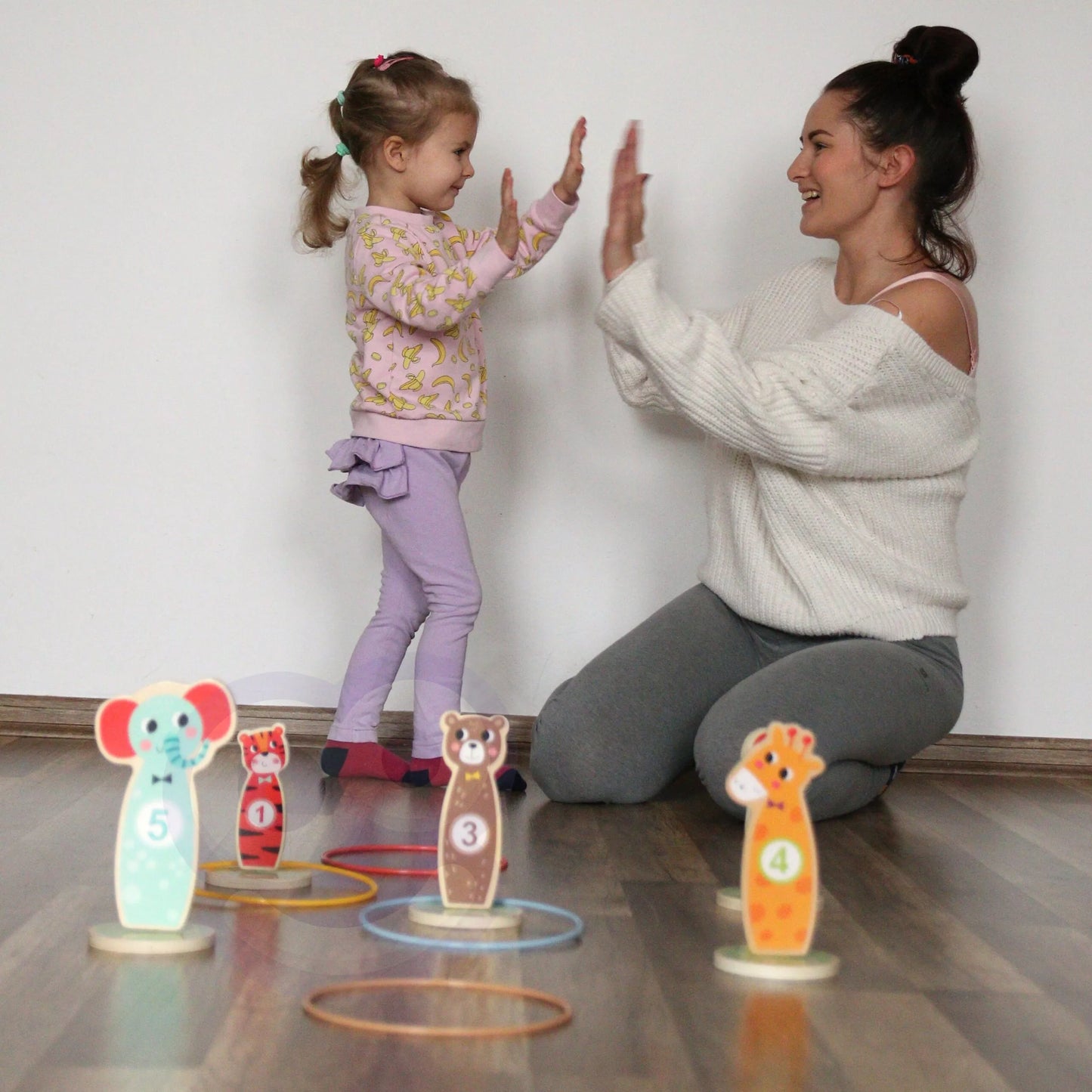 TOOKY TOY medinis įgūdžių žaidimas „Žiedų metimas“