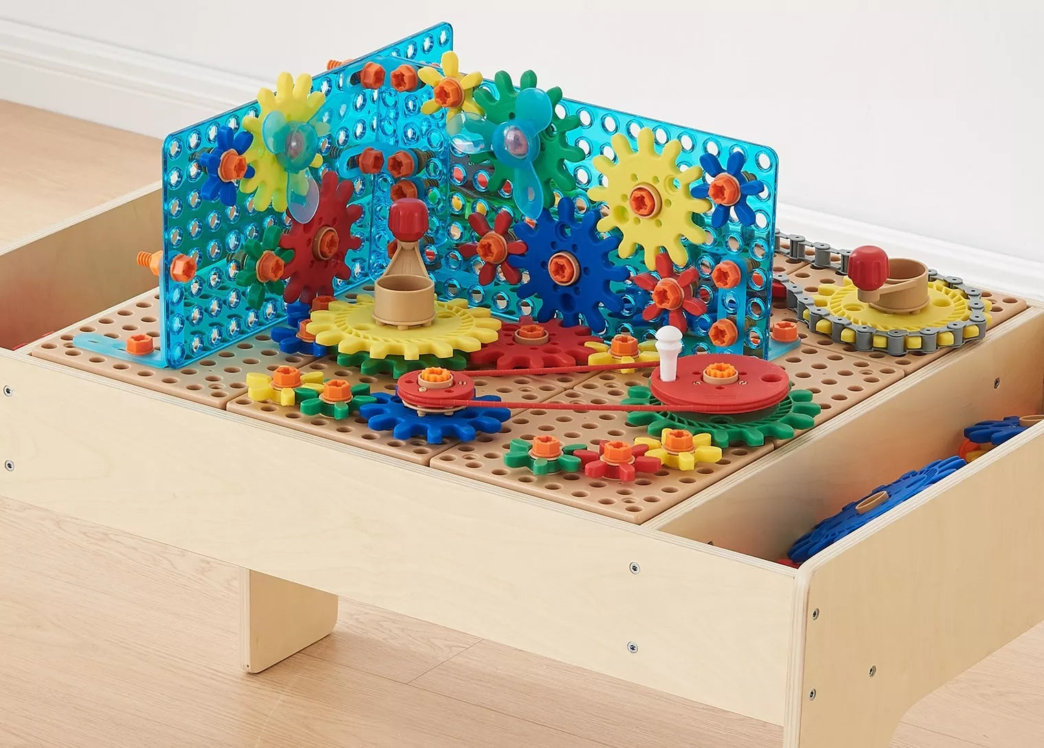 MASTERKIDZ mišrių krumpliaračių priedų rinkinys STEM sienų plokštėms, 198 vnt.