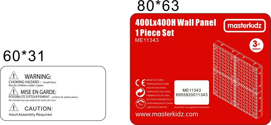 MASTERKIDZ STEM TEM kūrybinė mokslo sieninė lenta su montavimo panele 40 x 40 cm