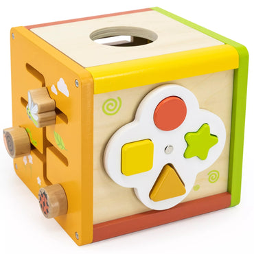 VIGA medinis edukacinis kubas 5in1