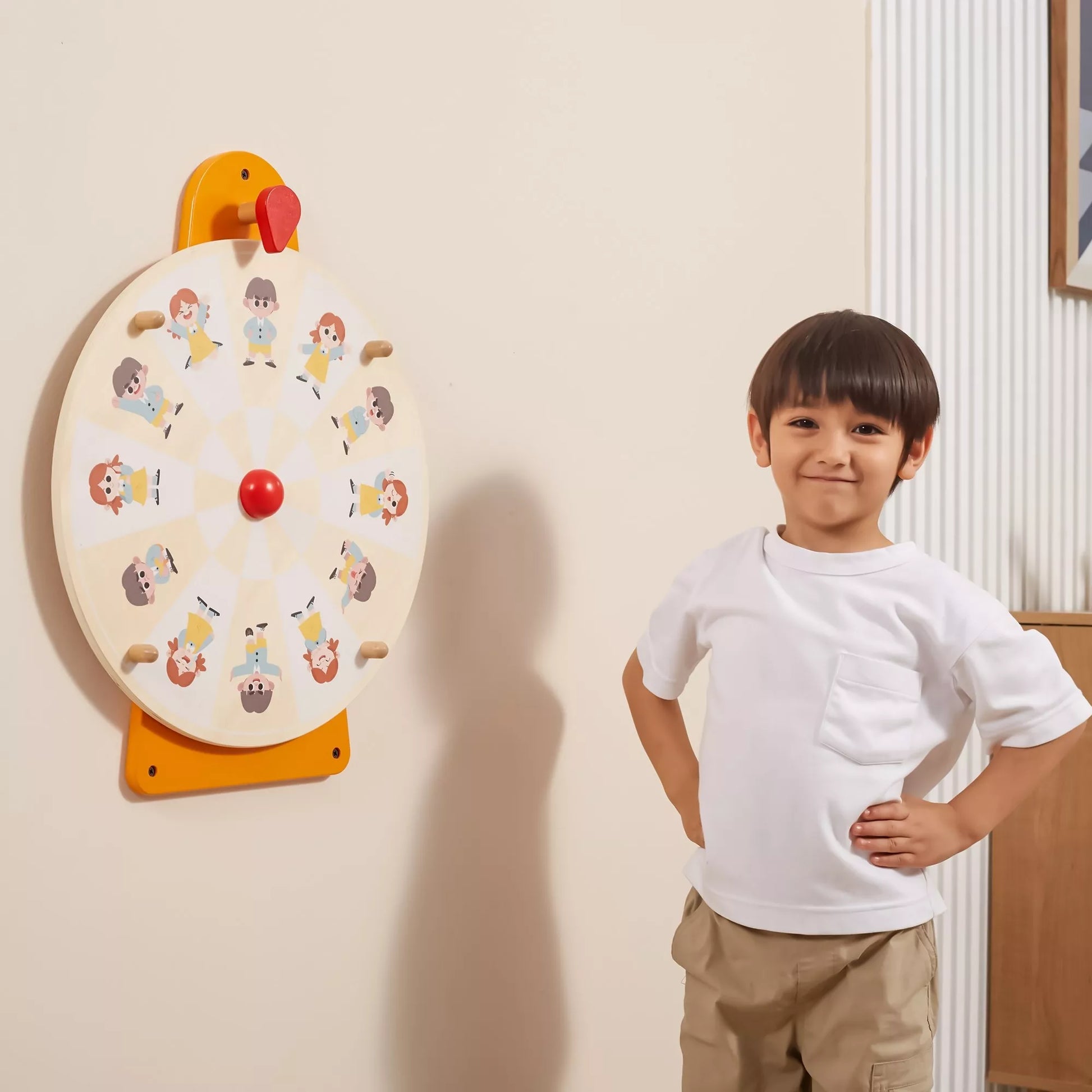 VIGA sieninė lenta „Circle Show Emotions“ FSC Montessori sertifikatas