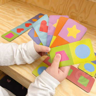 WOOPIE edukacinis žaidimas „Transportas ir gyvūnai“ – Montessori domino dėlionė