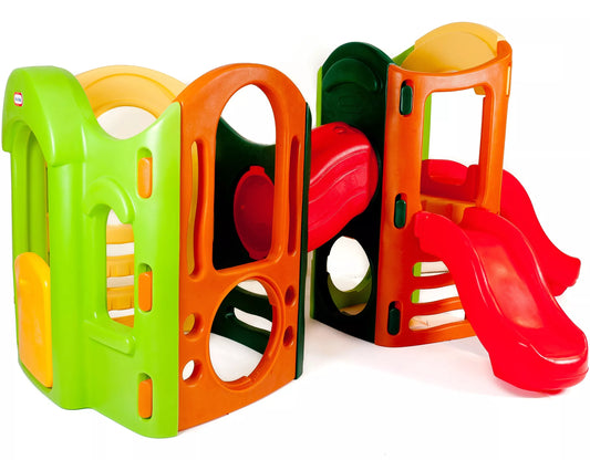 LITTLE TIKES 8in1 žaidimų aikštelė „Monkey Grove“ su čiuožyklomis