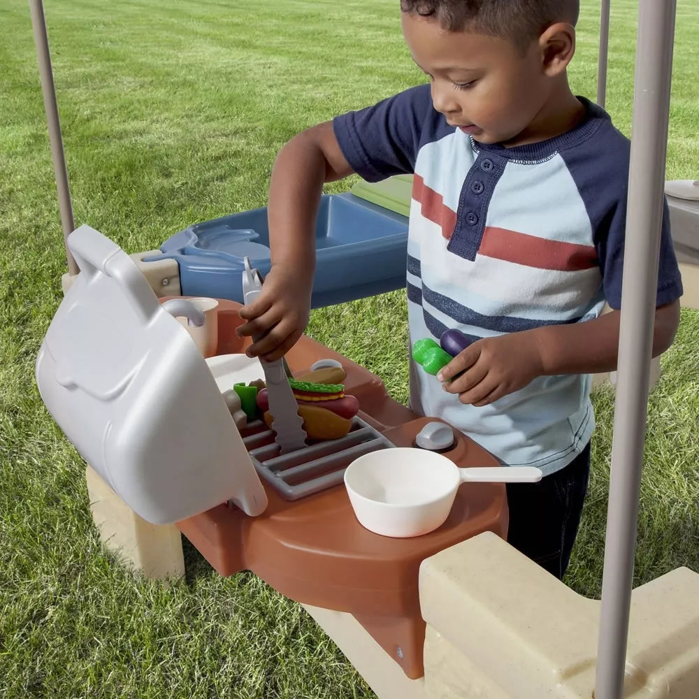 STEP2 Terasa su stogeliu ir kepsnine