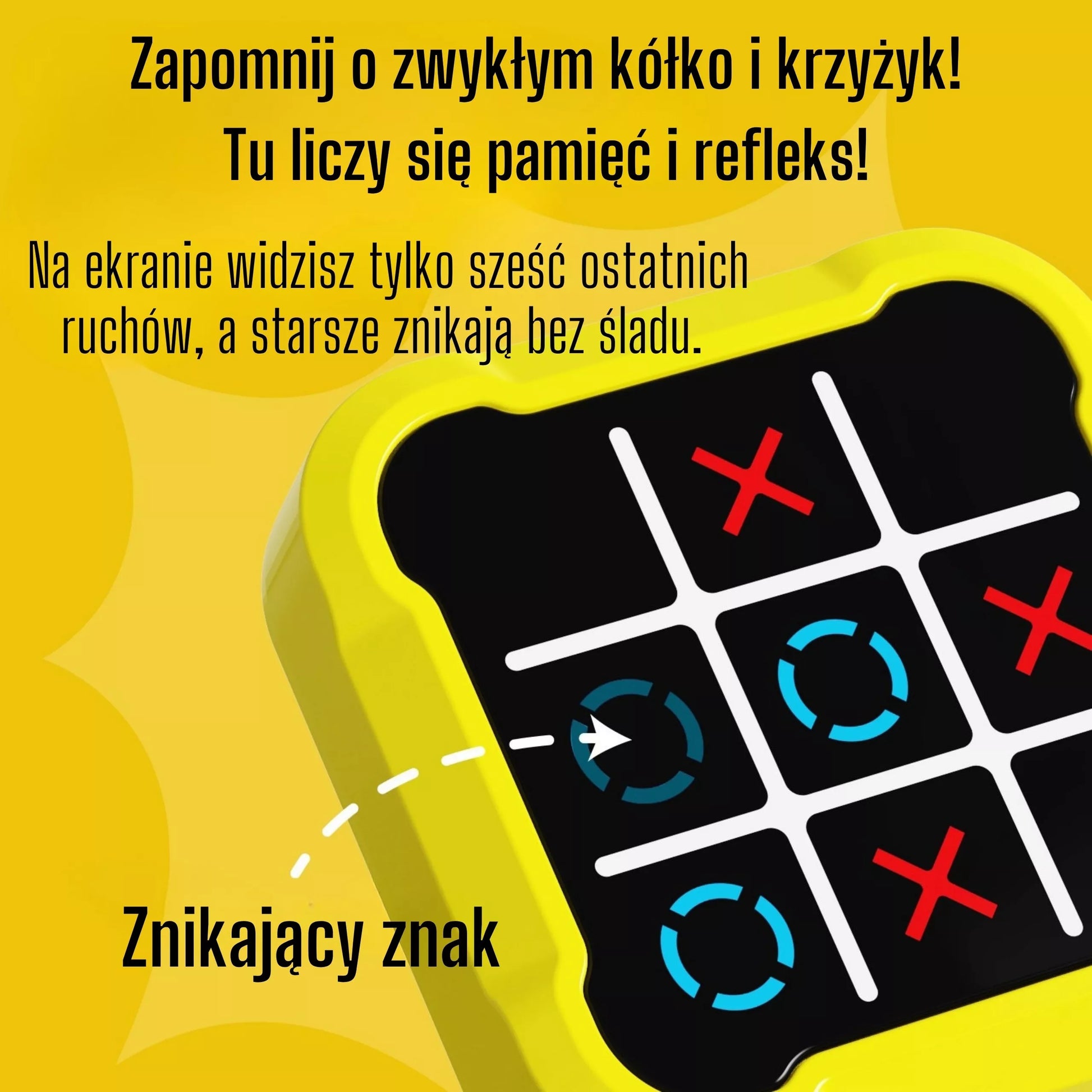 WOOPIE Elektroninis „Kryžiukai–Nuliukai“ – loginis ir edukacinis 4 viename žaidimas