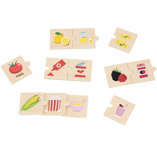 VIGA dėlionių rinkinys „Atraskite gamtos ir maisto ryšį“