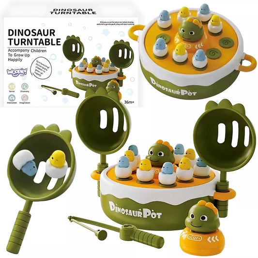 WOOPIE dinozaurų gaudymo 4 viename arkadinis žaidimas katapulta