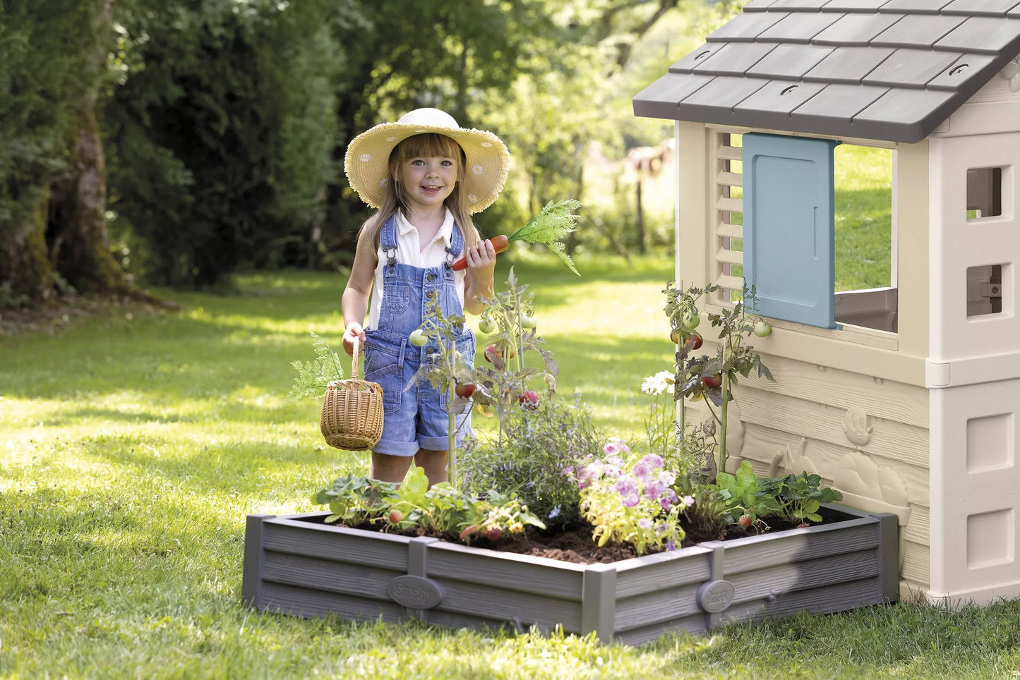 Smoby namelis su smėlio dėže