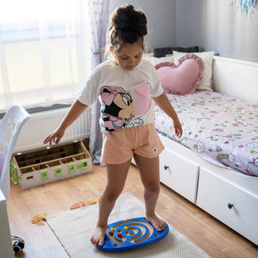 VIGA medinė sensorinė balansinė lenta su labirintu