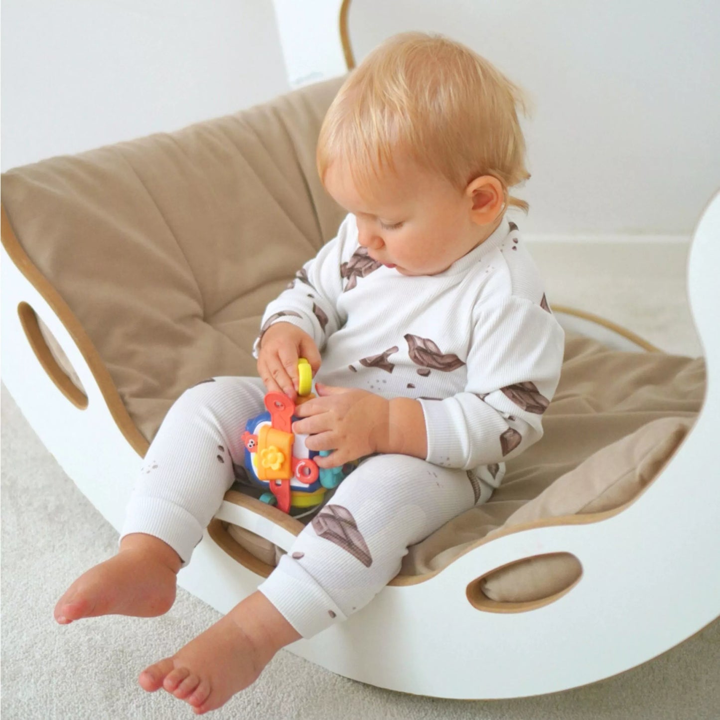 Montessori sensorinis kamuolys 6in1