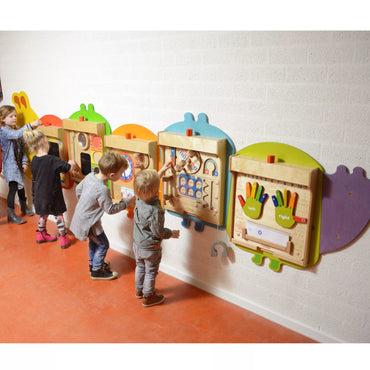 „MASTERKIDZ Flex“ sieninio tvirtinimo sistema 5 edukacinėms lentoms – vikšras