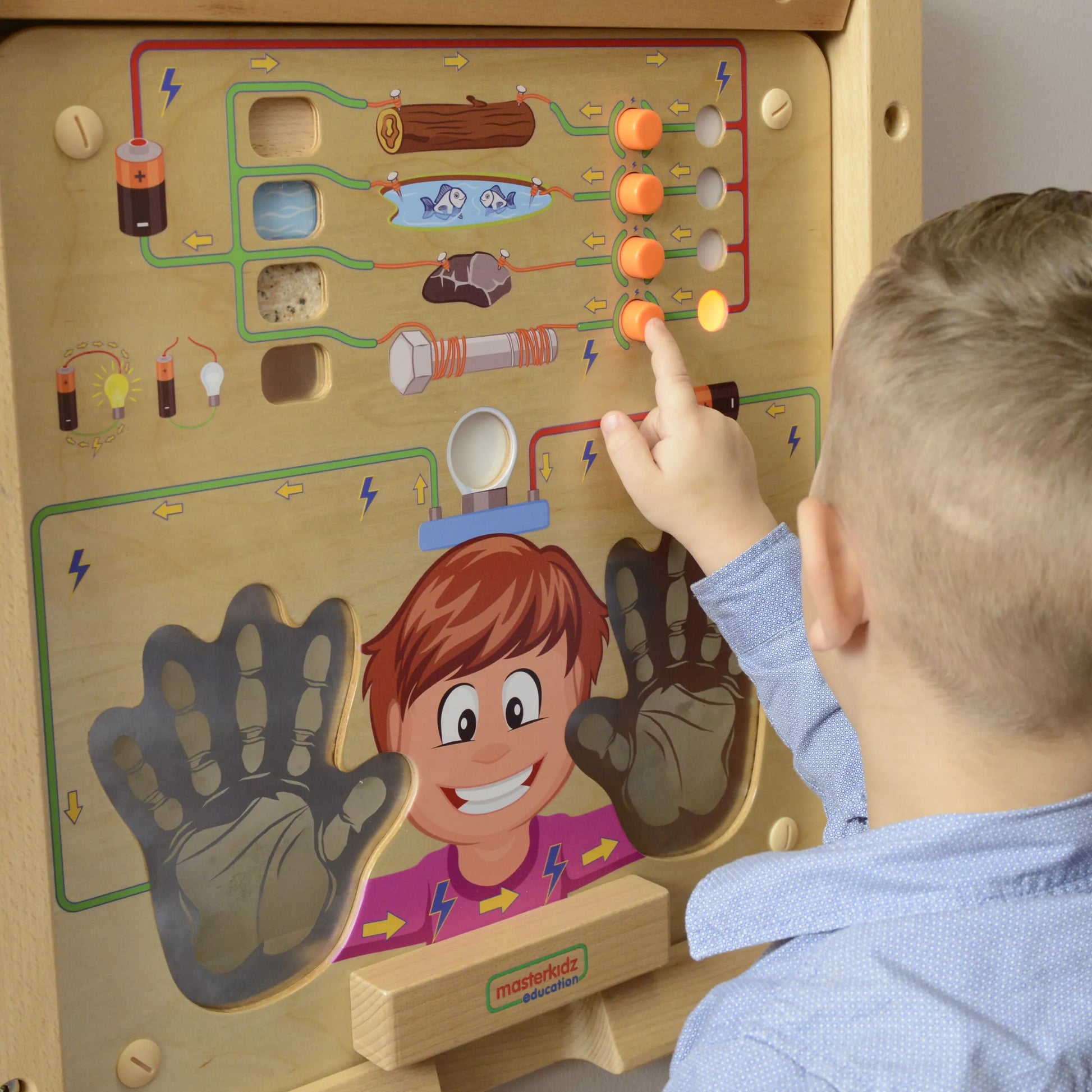 MASTERKIDZ laidumo eksperimentų mokomoji lenta