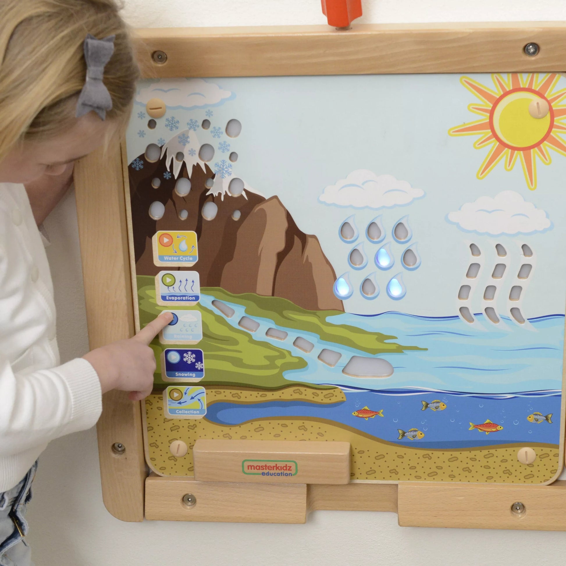 MASTERKIDZ edukacinė vandens ciklo lenta