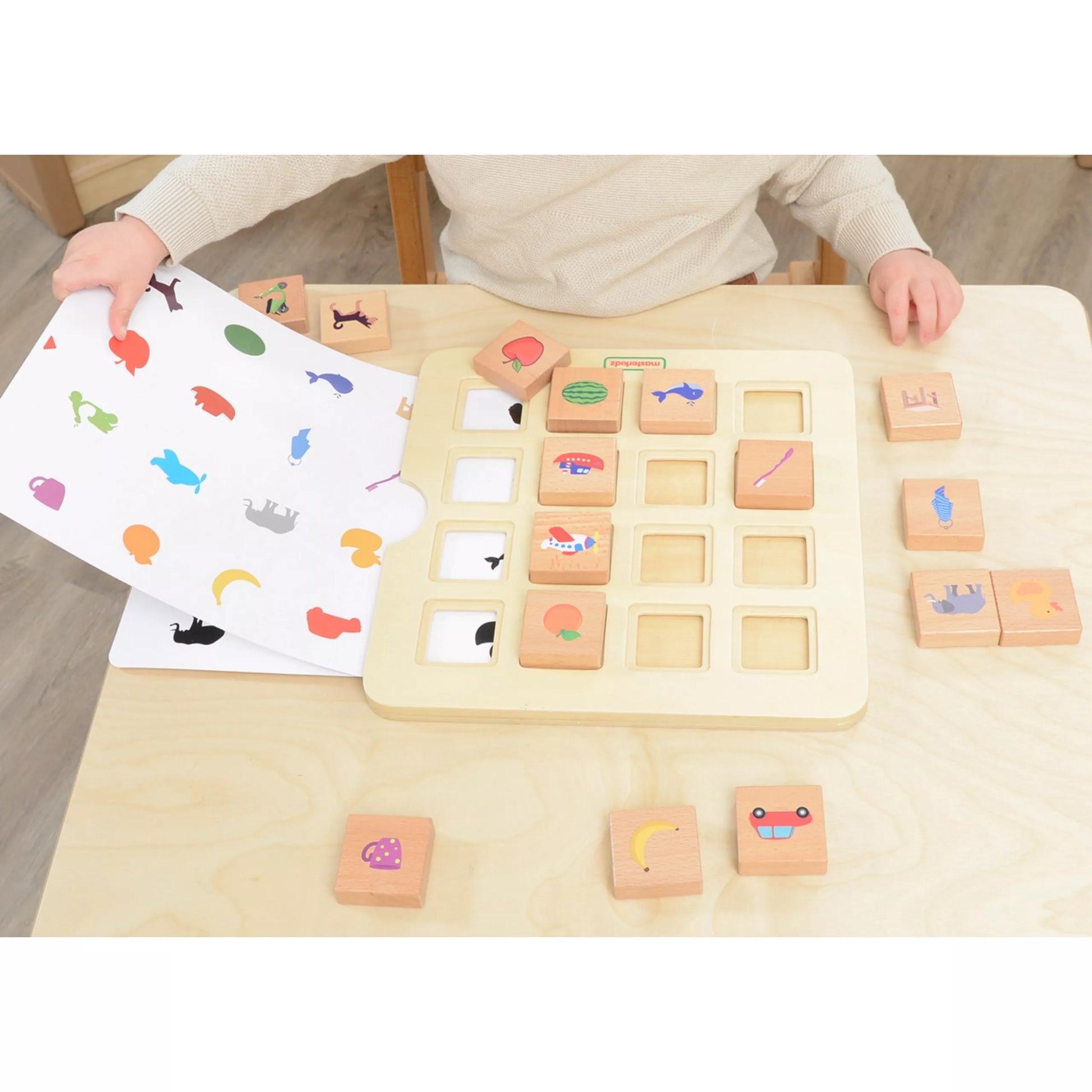MASTERKIDZ Montessori šešėlių atpažinimo ir poravimo žaidimas