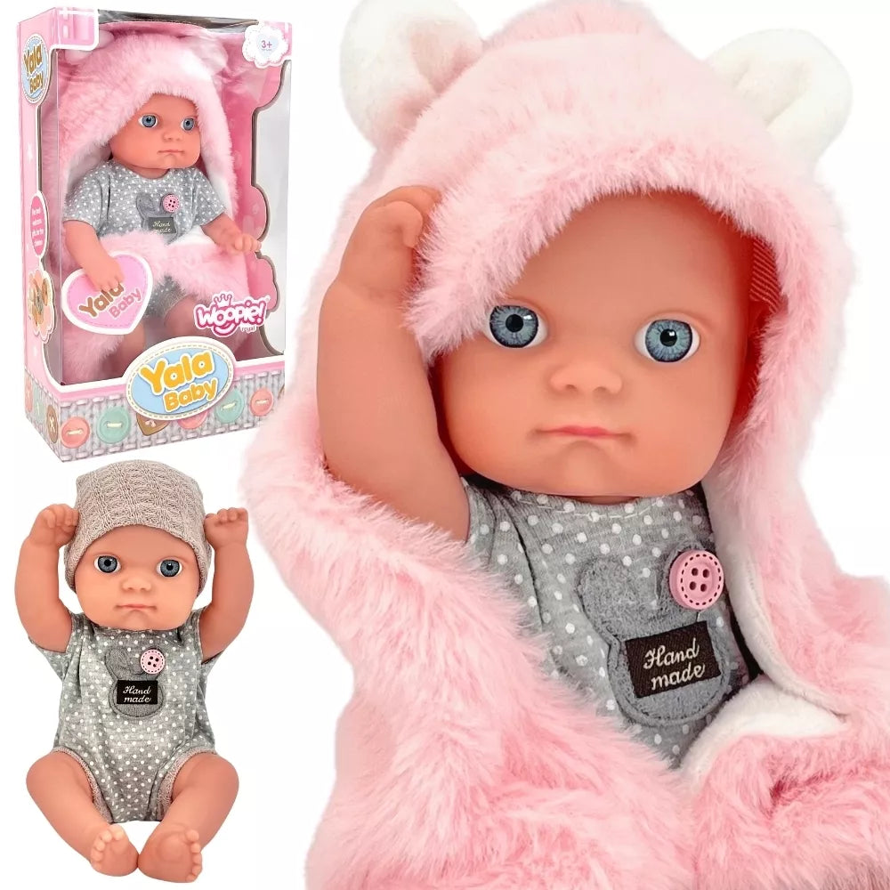 WOOPIE ROYAL lėlė kūdikiui su zuikio antklode 23 cm