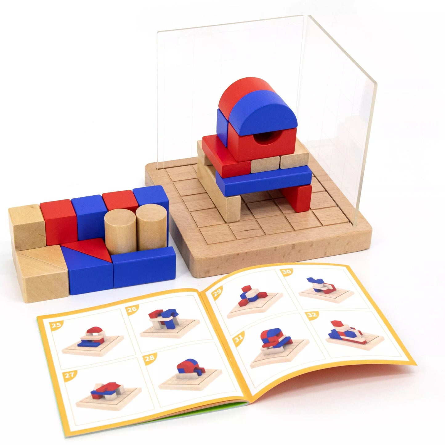 3D Montessori medinių galvosūkių rinkinys