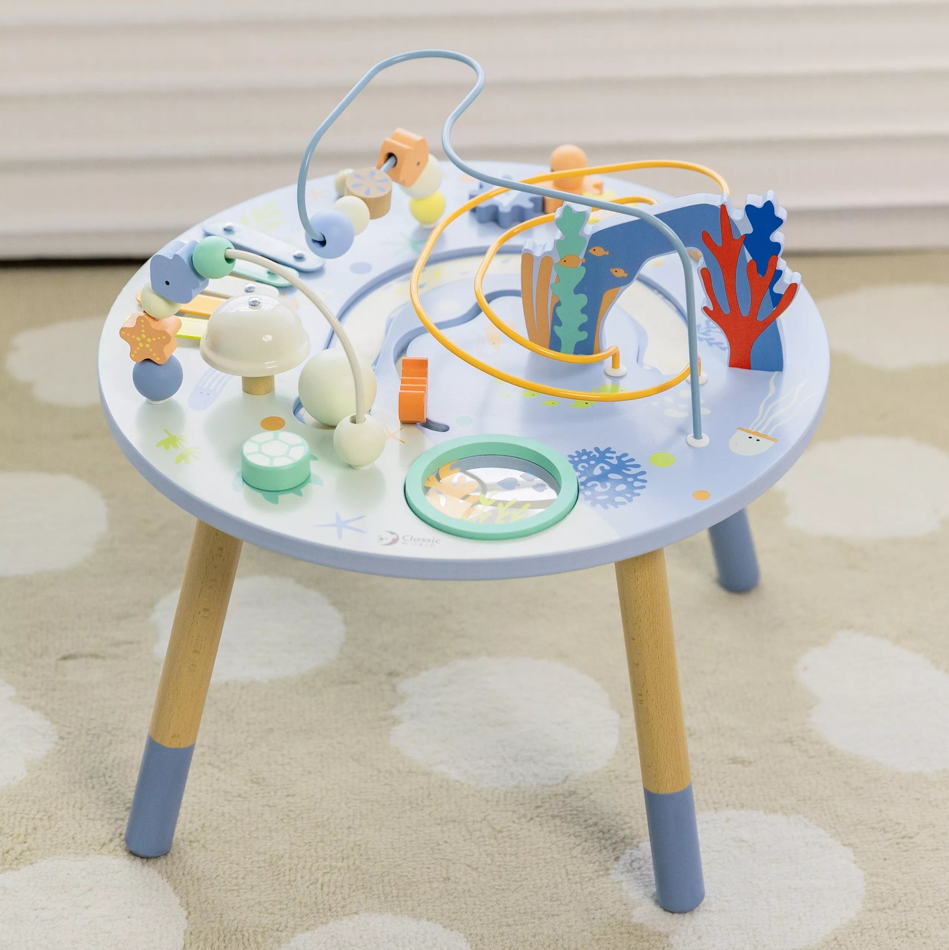 Medinis užsiėmimų stalas „Jūros gyvenimas“