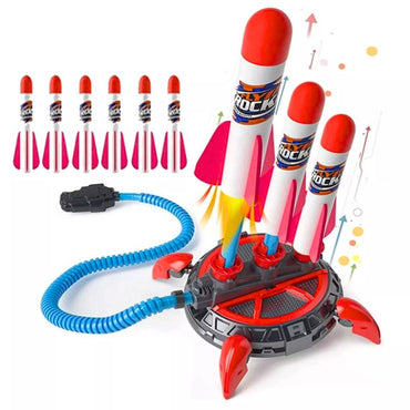 Putų raketų paleidimo rinkinys „Multiple Rocket“ su pompa – iki 30 m aukščio!