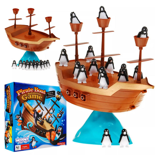 WOOPIE Arkadinis žaidimas „Pingvino piratų laivas“