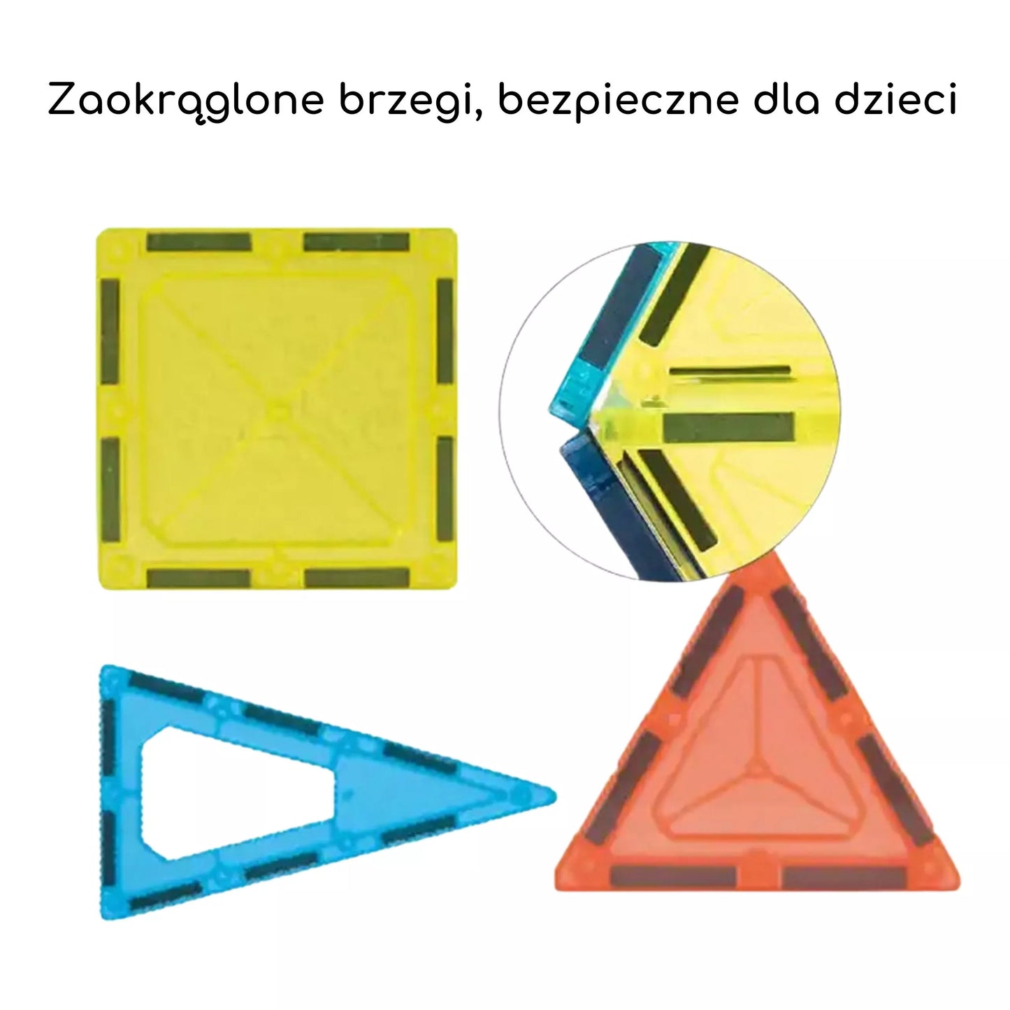 WOOPIE Magnetinių kaladėlių „Parkavimas“ rinkinys, 112 vnt., 7,5 cm