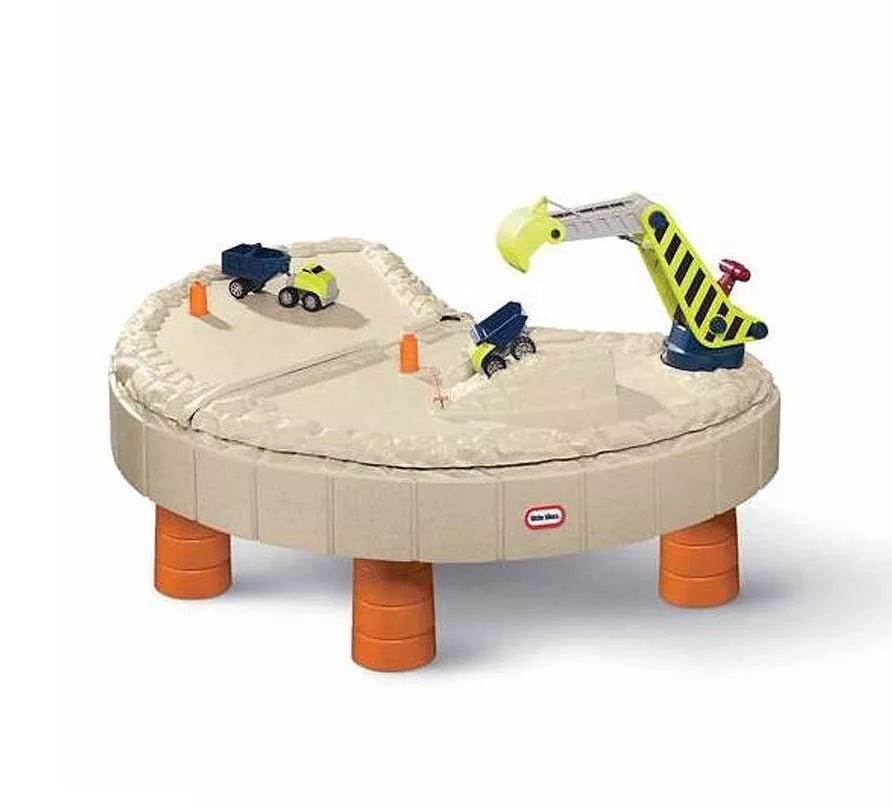 „Little Tikes“ smėlio dėžės statybvietė