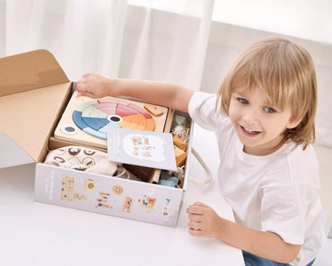 Lavinančių žaislų dėžutė nuo 36 mėn