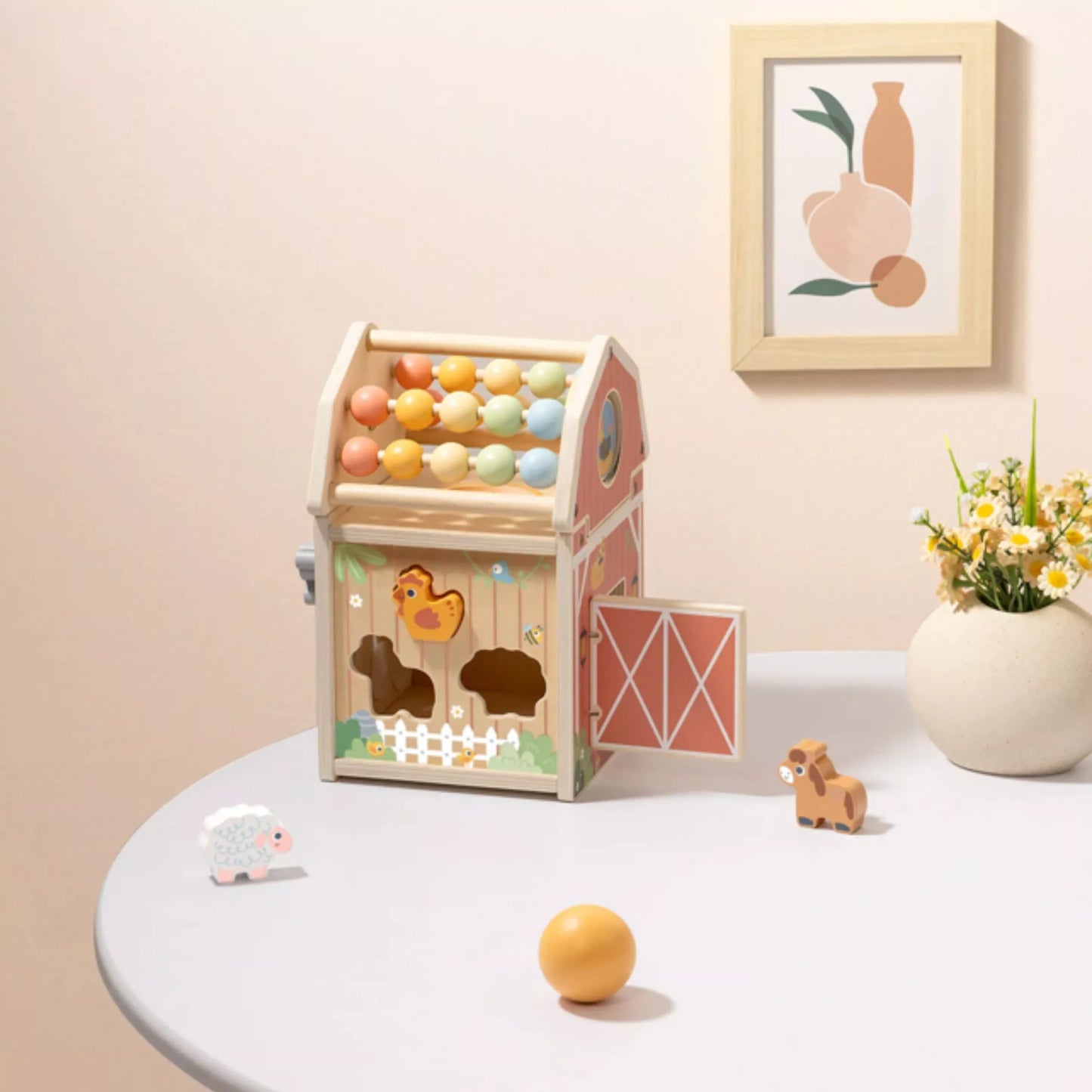 TOOKY ŽAISLAS Medinis Veikla Tvartas Rūšiuotojas Montessori Abacus