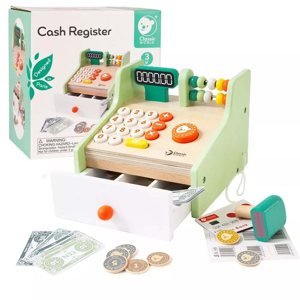 Medinis kasos aparatas vaikams CLASSIC WORLD